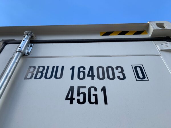 High Cube Shipping Storage Container Wind and Watertight White - Image 2