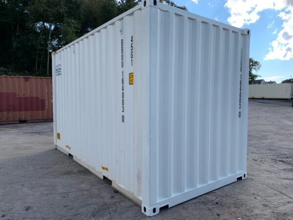 High Cube Shipping Storage Container Wind and Watertight White - Image 11