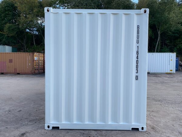 High Cube Shipping Storage Container Wind and Watertight White - Image 12