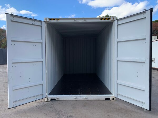 High Cube Shipping Storage Container Wind and Watertight White - Image 16
