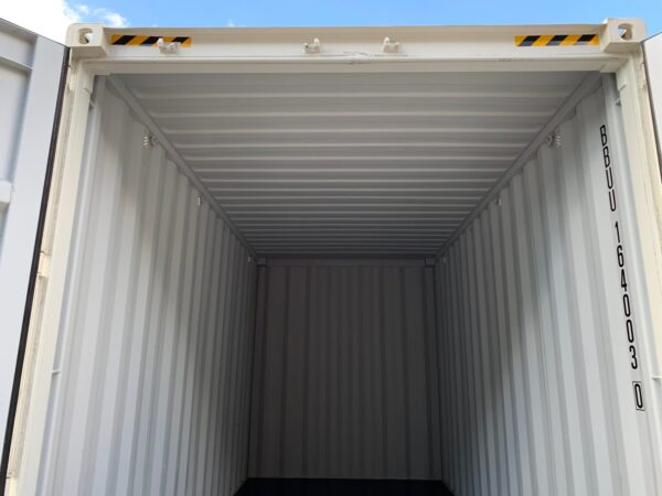 High Cube Shipping Storage Container Wind and Watertight White - Image 20