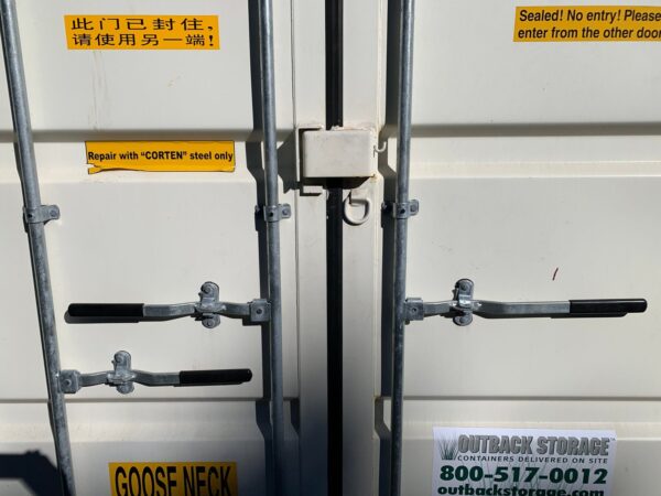 30ft New High Cube Shipping Container Wind And Watertight White - Image 4