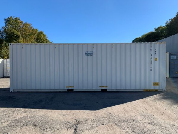 30ft New High Cube Shipping Container Wind And Watertight White - Image 12