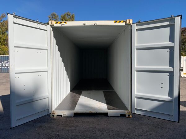 30ft New High Cube Shipping Container Wind And Watertight White - Image 14