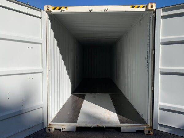 30ft New High Cube Shipping Container Wind And Watertight White - Image 15