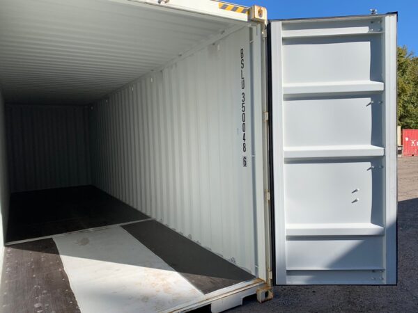 30ft New High Cube Shipping Container Wind And Watertight White - Image 17