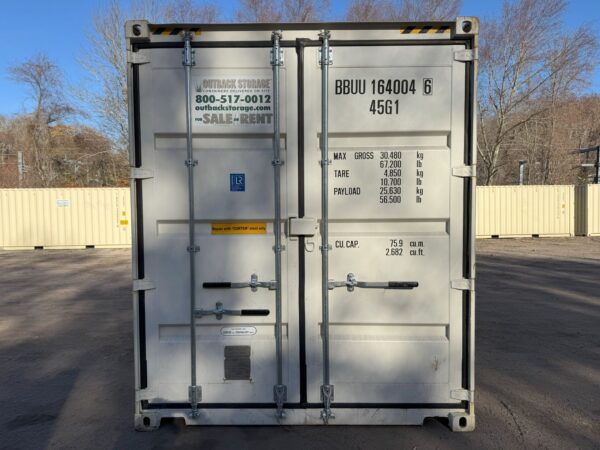 16ft New High Cube Shipping Storage Container Wind And Watertight White - Image 4
