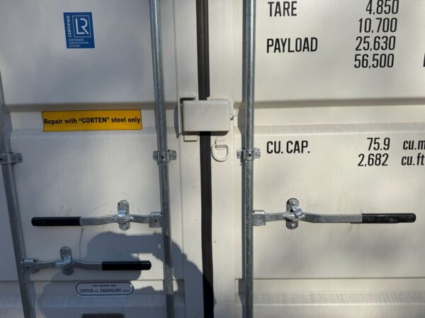 16ft New High Cube Shipping Storage Container Wind And Watertight White - Image 5