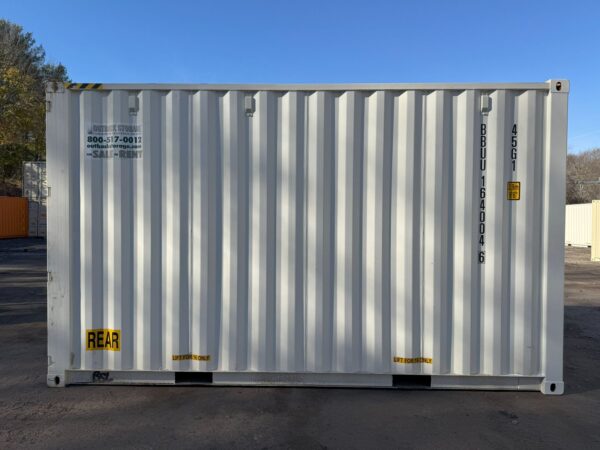 16ft New High Cube Shipping Storage Container Wind And Watertight White