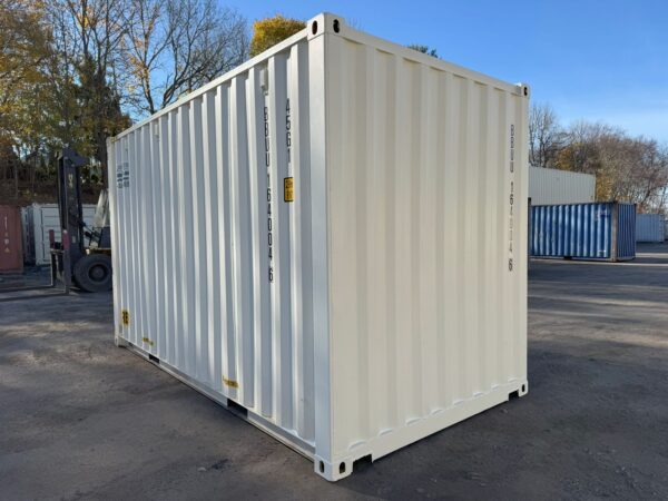 16ft New High Cube Shipping Storage Container Wind And Watertight White - Image 12