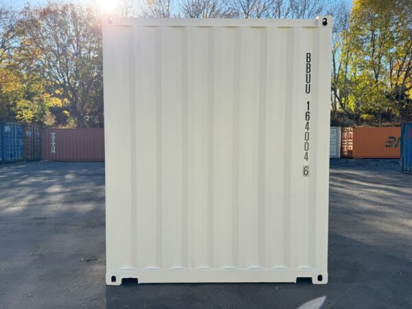 16ft New High Cube Shipping Storage Container Wind And Watertight White - Image 13