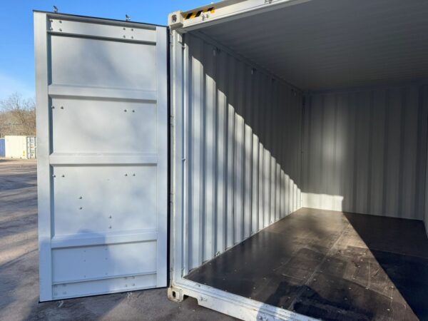 16ft New High Cube Shipping Storage Container Wind And Watertight White - Image 19
