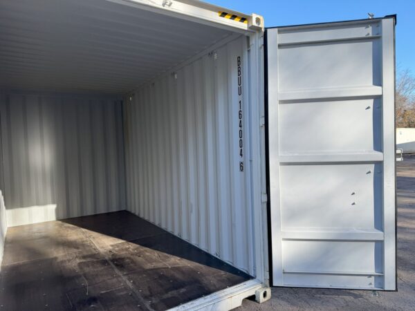 16ft New High Cube Shipping Storage Container Wind And Watertight White - Image 20