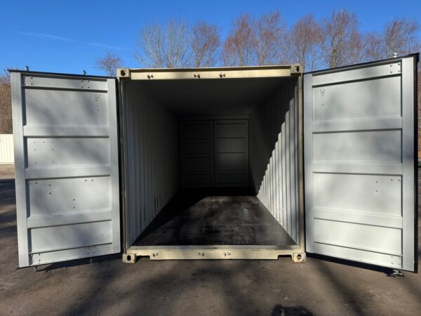 20ft New Double Door Shipping Storage Container Wind And Watertight Beige - Image 16