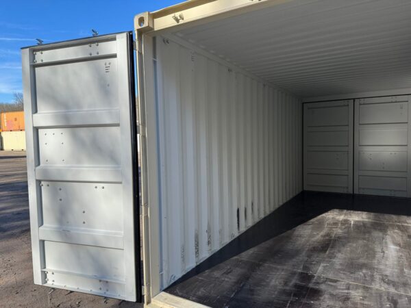 20ft New Double Door Shipping Storage Container Wind And Watertight Beige - Image 18