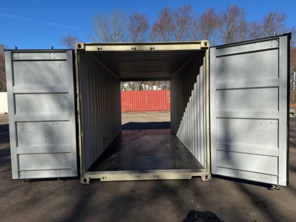 20ft New Double Door Shipping Storage Container Wind And Watertight Beige - Image 27