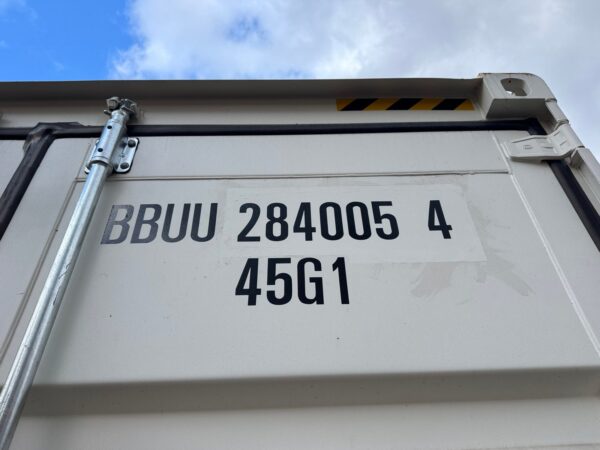 24ft New High Cube Shipping Storage Container Wind And Watertight White - Image 2