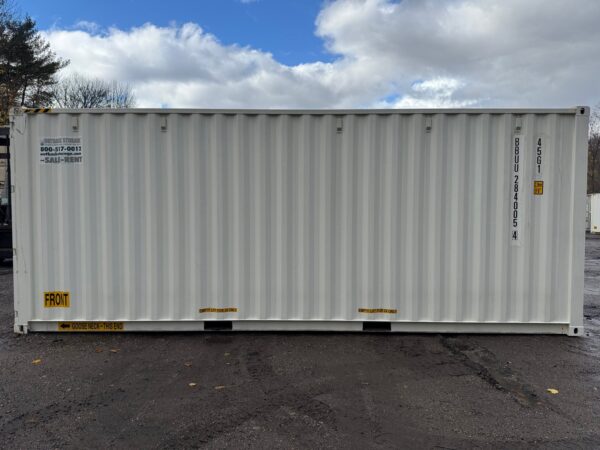 24ft New High Cube Shipping Storage Container Wind And Watertight White