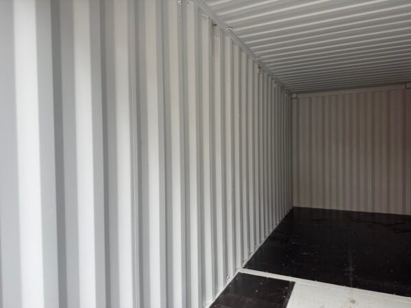24ft New High Cube Shipping Storage Container Wind And Watertight White - Image 21