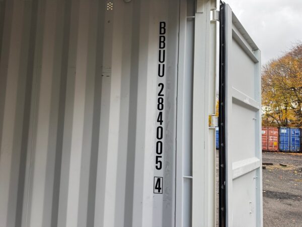 24ft New High Cube Shipping Storage Container Wind And Watertight White - Image 25