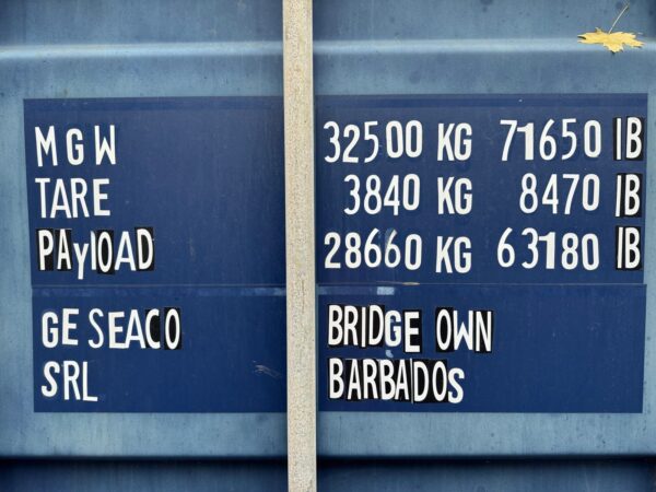 40ft As Is High Cube Shipping Storage Container Blue - Image 4