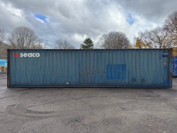 40ft As Is High Cube Shipping Storage Container Blue - Image 10