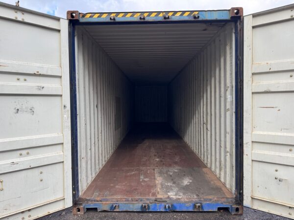 40ft As Is High Cube Shipping Storage Container Blue - Image 13