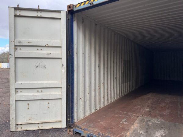 40ft As Is High Cube Shipping Storage Container Blue - Image 14