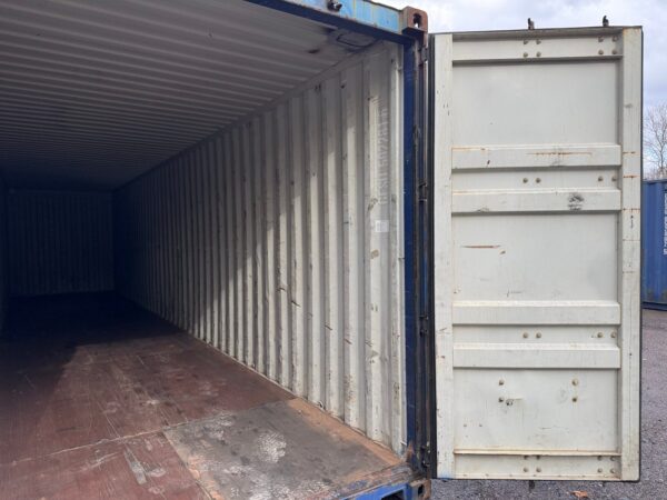 40ft As Is High Cube Shipping Storage Container Blue - Image 15