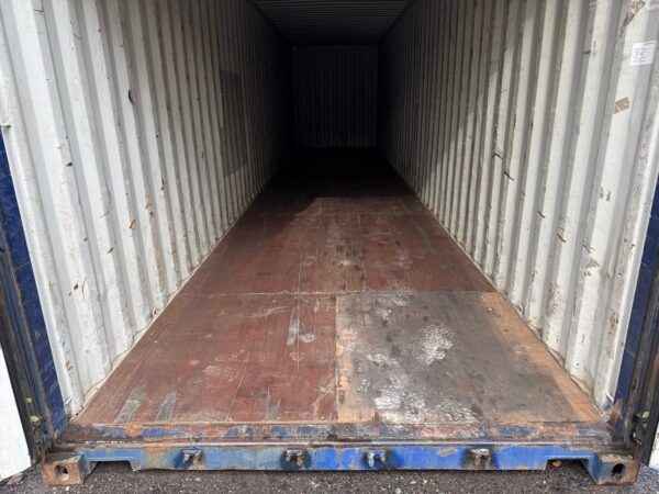 40ft As Is High Cube Shipping Storage Container Blue - Image 17