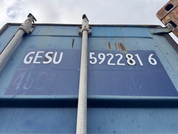 40ft As Is High Cube Shipping Storage Container Blue - Image 29