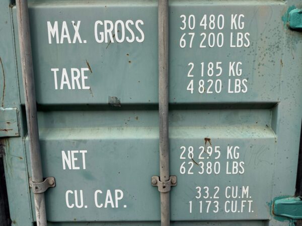 20Ft Used Shipping Storage Container Wind And Watertight Green - Image 5