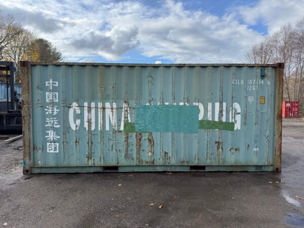 20Ft Used Shipping Storage Container Wind And Watertight Green - Image 7