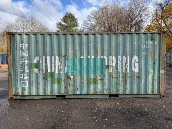 20Ft Used Shipping Storage Container Wind And Watertight Green - Image 11