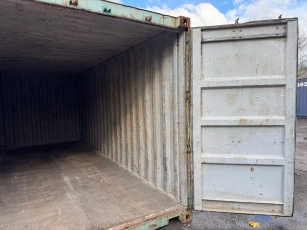 20Ft Used Shipping Storage Container Wind And Watertight Green - Image 16