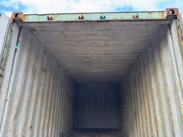 20Ft Used Shipping Storage Container Wind And Watertight Green - Image 17