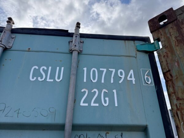 20Ft Used Shipping Storage Container Wind And Watertight Green - Image 25