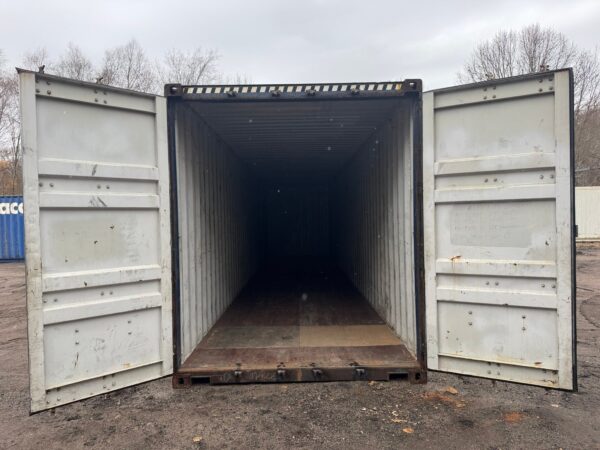 40ft Used High Cube Shipping Storage Container Wind And Watertight Blue - Image 11