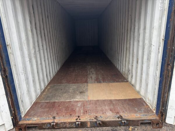 40ft Used High Cube Shipping Storage Container Wind And Watertight Blue - Image 16