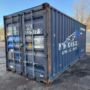 20ft Used Shipping Storage Container Wind And Watertight Blue