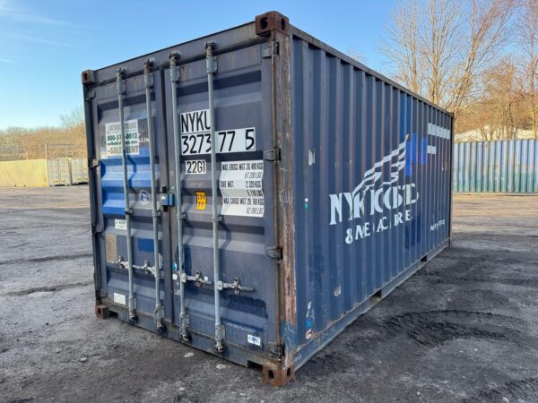 20ft Used Shipping Storage Container Wind And Watertight Blue