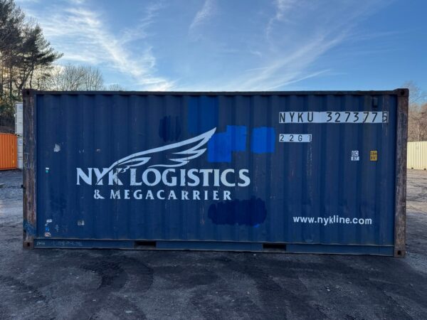 20ft Used Shipping Storage Container Wind And Watertight Blue - Image 7