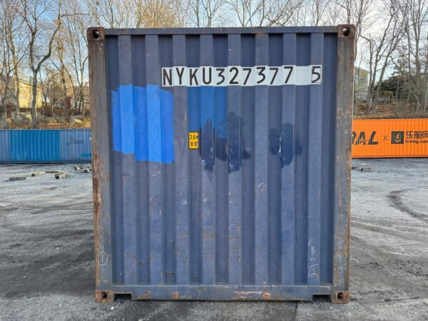 20ft Used Shipping Storage Container Wind And Watertight Blue - Image 9