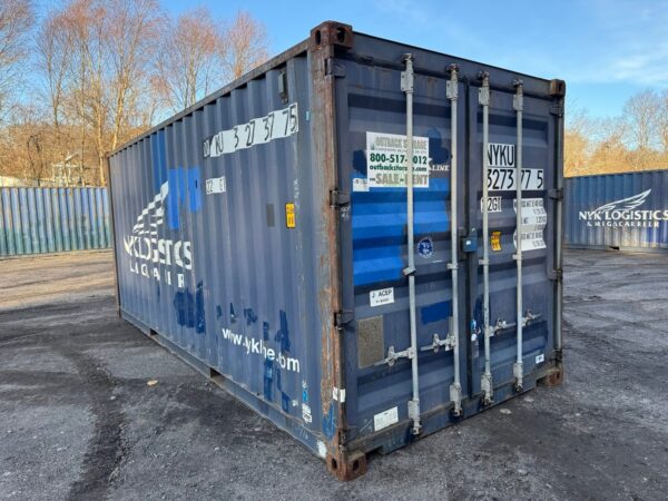 20ft Used Shipping Storage Container Wind And Watertight Blue - Image 12