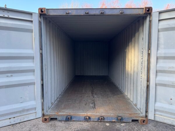 20ft Used Shipping Storage Container Wind And Watertight Blue - Image 14