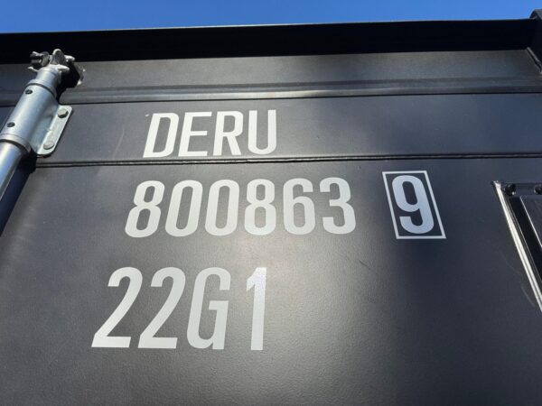 20ft New Shipping Storage Container Wind And Watertight Black - Image 2