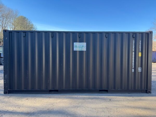 20ft New Shipping Storage Container Wind And Watertight Black - Image 10