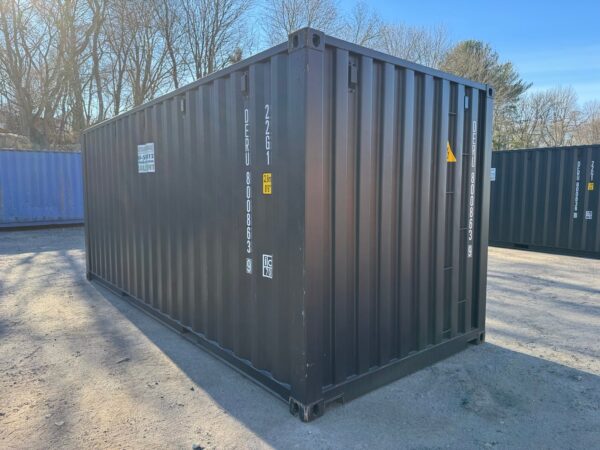 20ft New Shipping Storage Container Wind And Watertight Black - Image 11