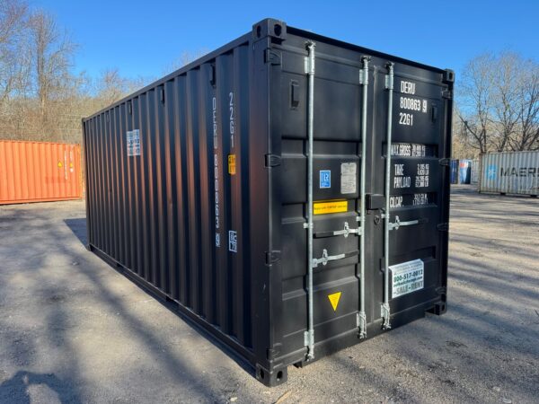 20ft New Shipping Storage Container Wind And Watertight Black