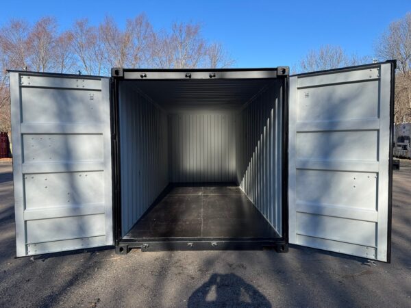 20ft New Shipping Storage Container Wind And Watertight Black - Image 16